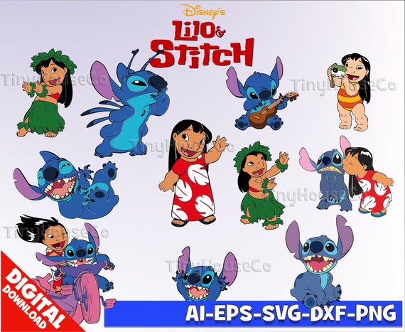 Lilo and Stitch Clip Art (PNG Images)