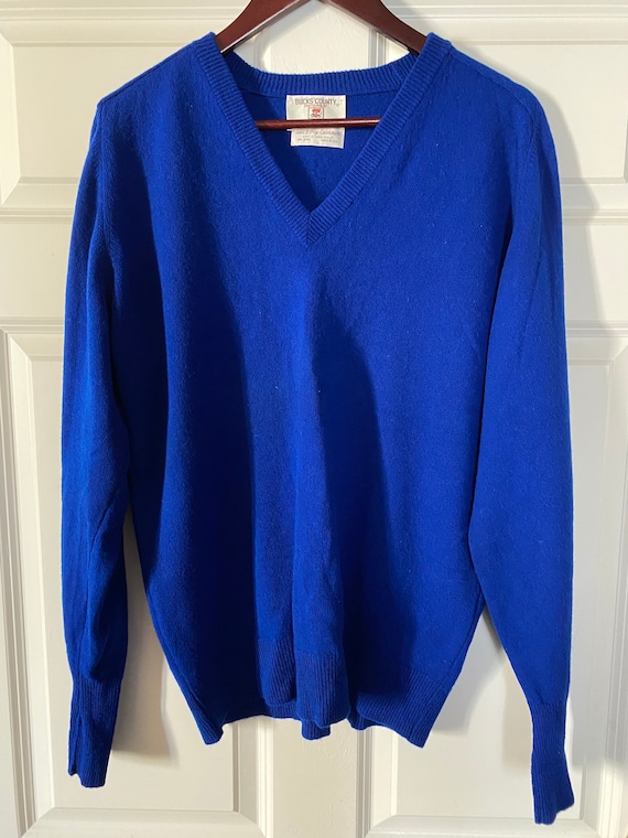 Vintage Bucks Country Menswear L Cashmere Sweater