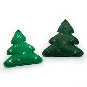 Christmas Tree Cat Toys - Organic Catnip