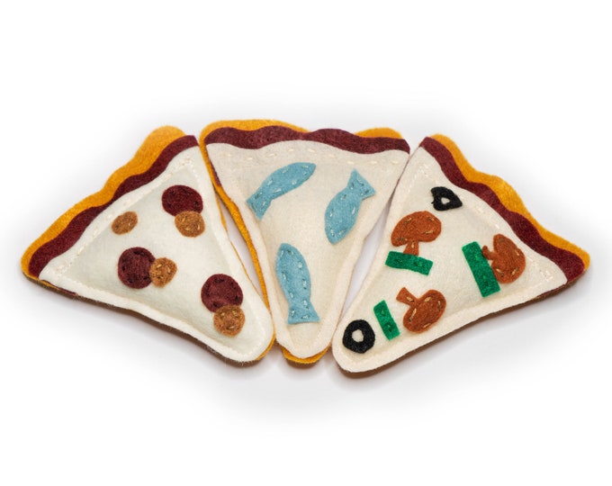 Pizza Cat Toys - Organic Catnip