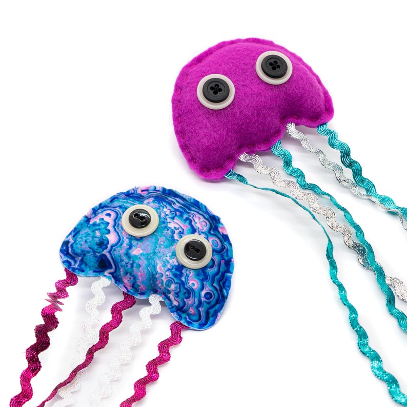 Jellyfish Cat Toys Organic Catnip image 1