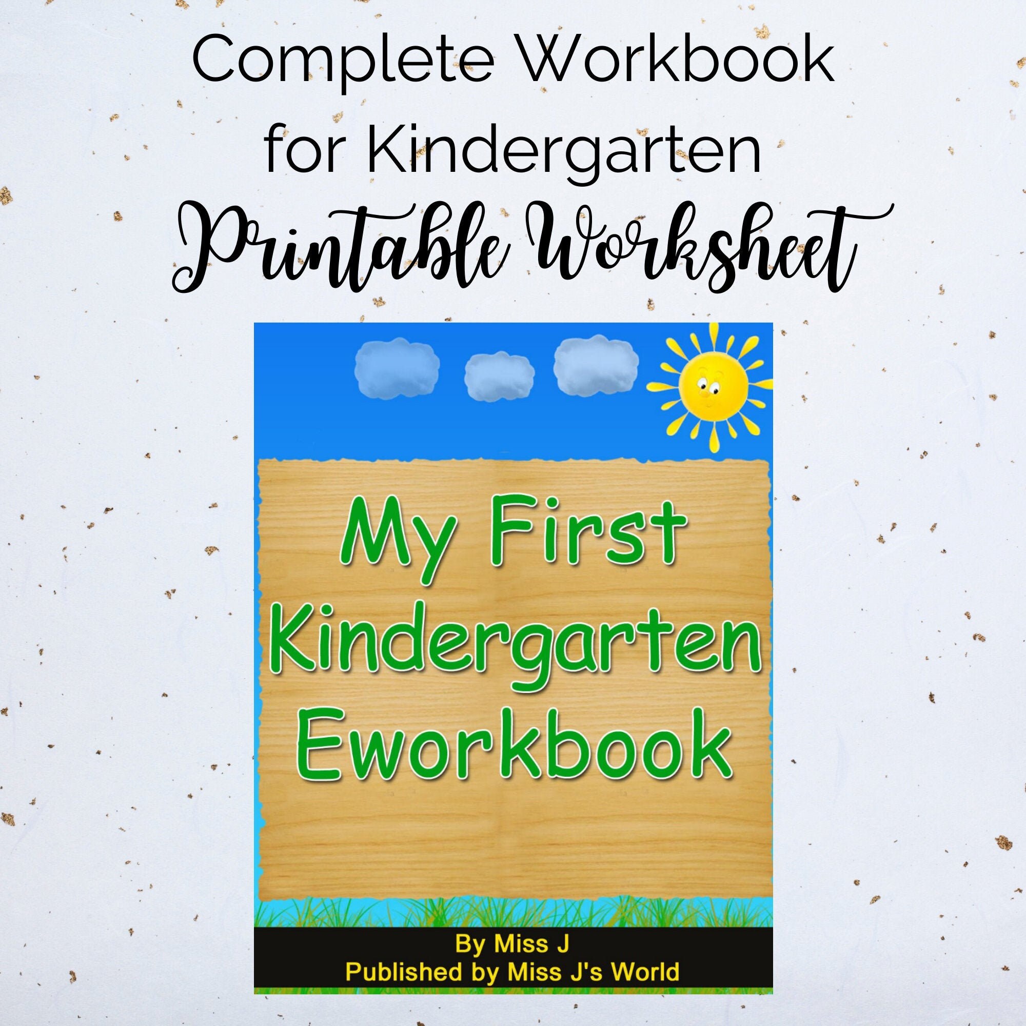Complete 61 pages Workbook for Kindergarten Printable Exercise | Etsy