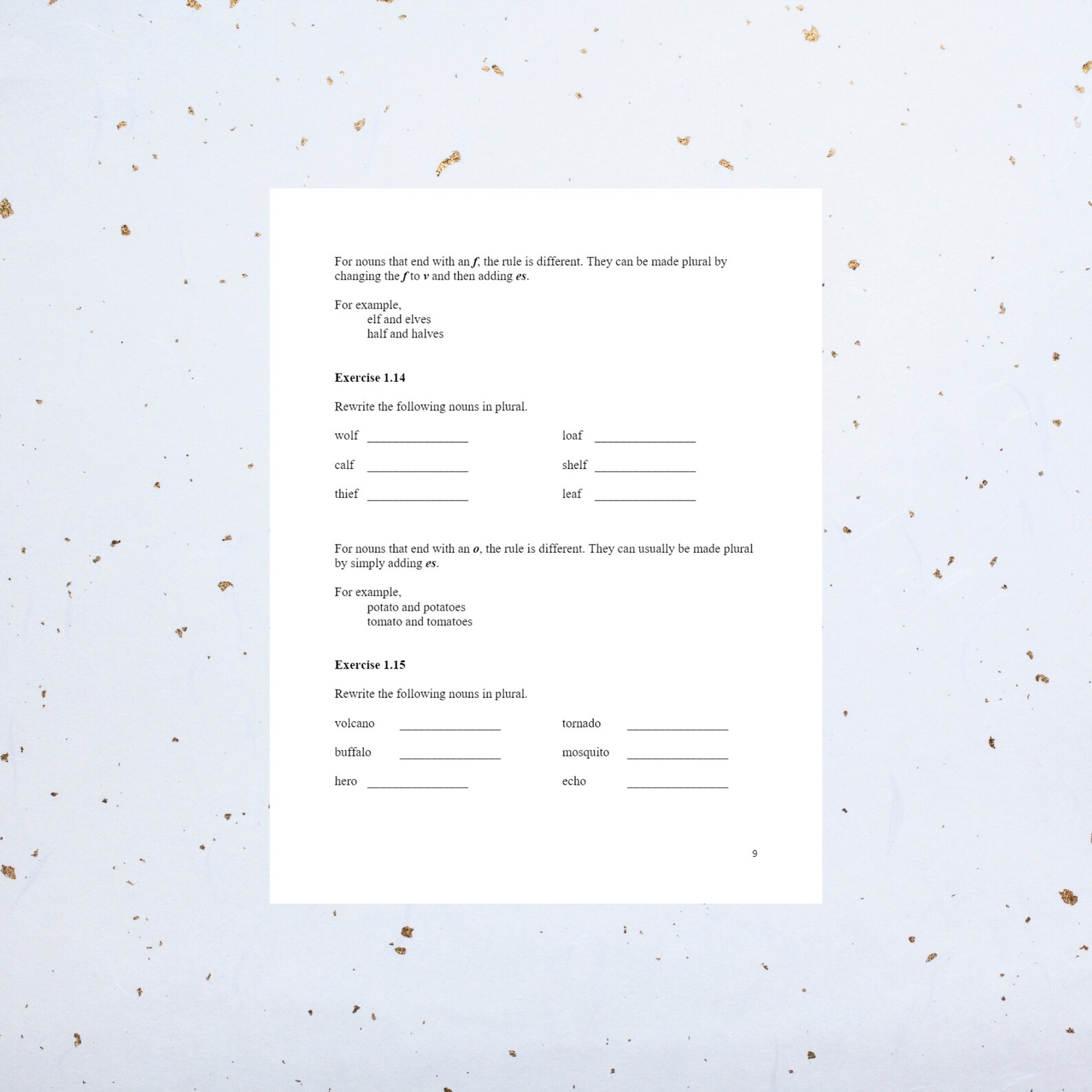 Complete 31 Pages Workbook for Grammar Printable Exercise - Etsy India
