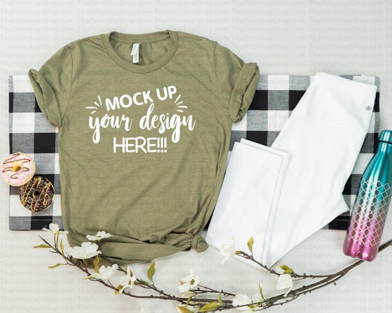 Mockup Shirt-Shirt Mock Up Bella Canvas Mockups Shirt