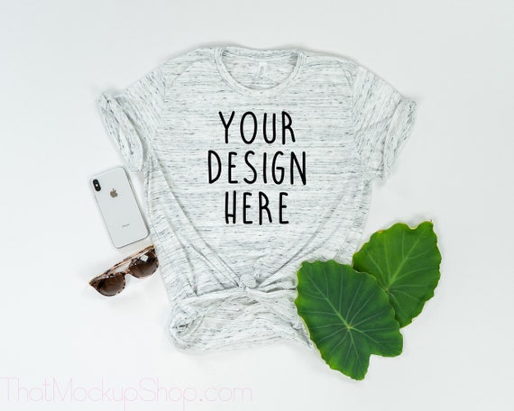 T-Shirt PSD Mockup Template Mockup PSD Shirt Flatlay Styled