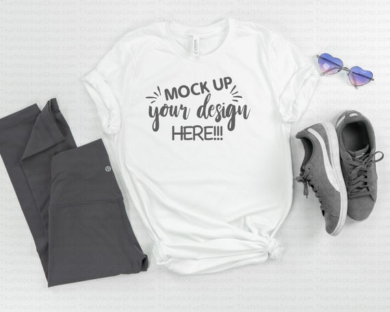 T-Shirt Mockup Mock Up Shirt Mockup Workout Mockup
