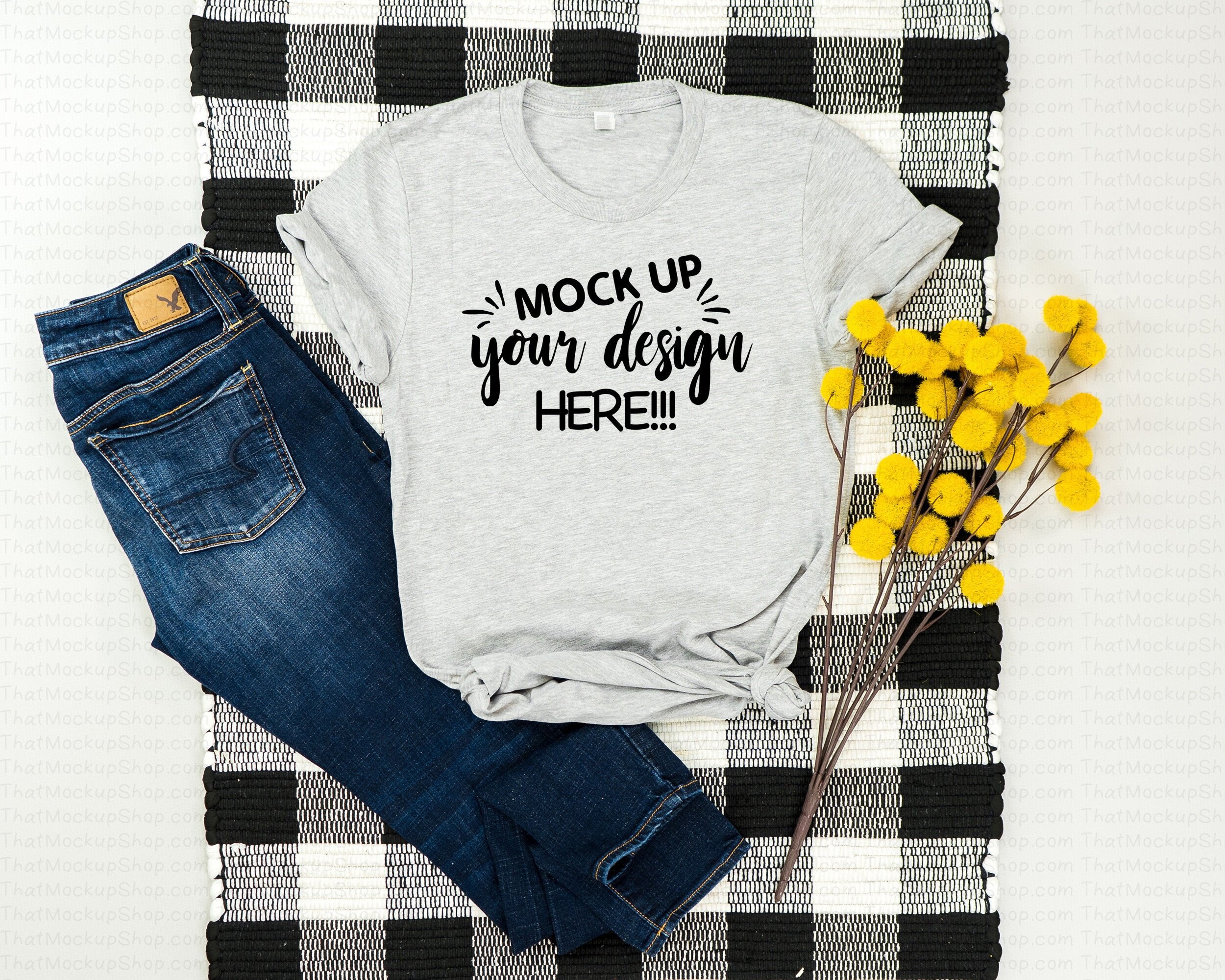 Download Tshirt mockup Shirt Mock up bella canvas mockups shirt | Etsy