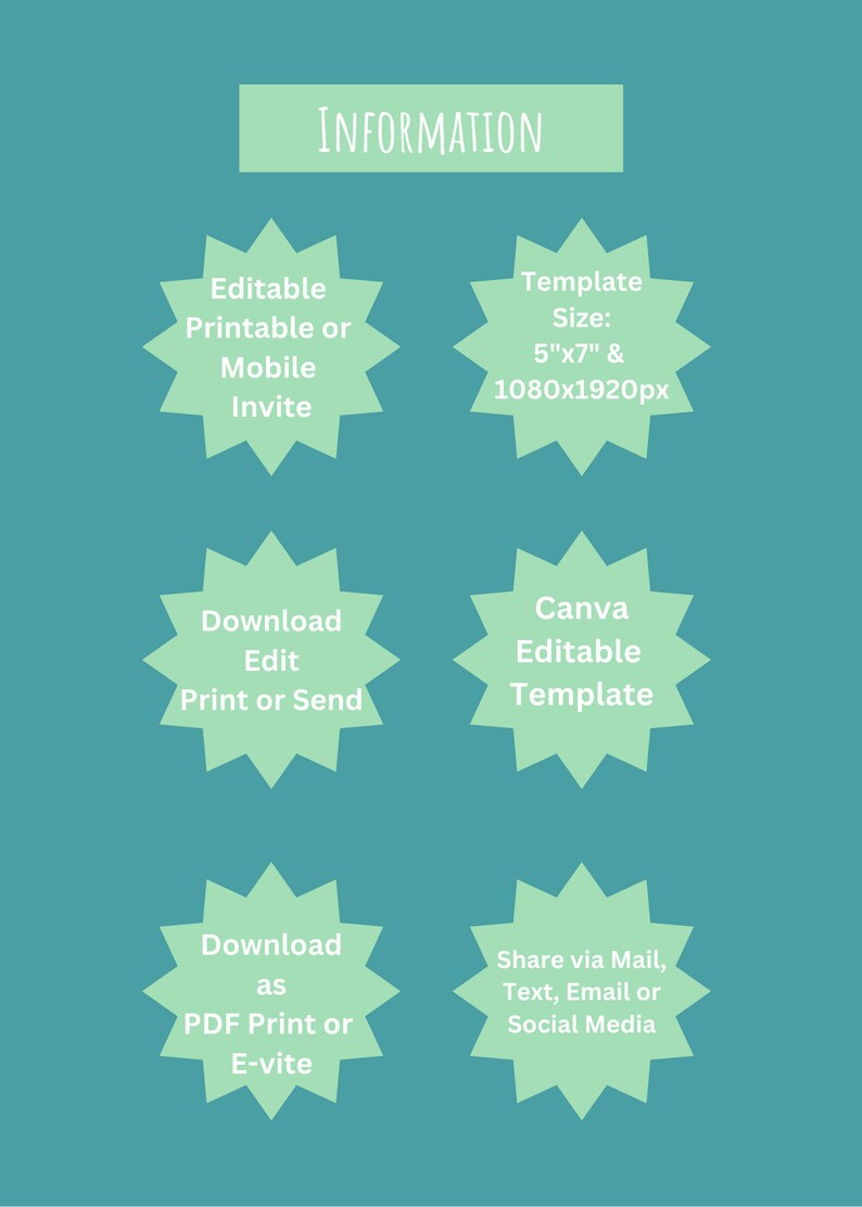 Gender Reveal Party Invitation Template, Party Templatebabies, Party