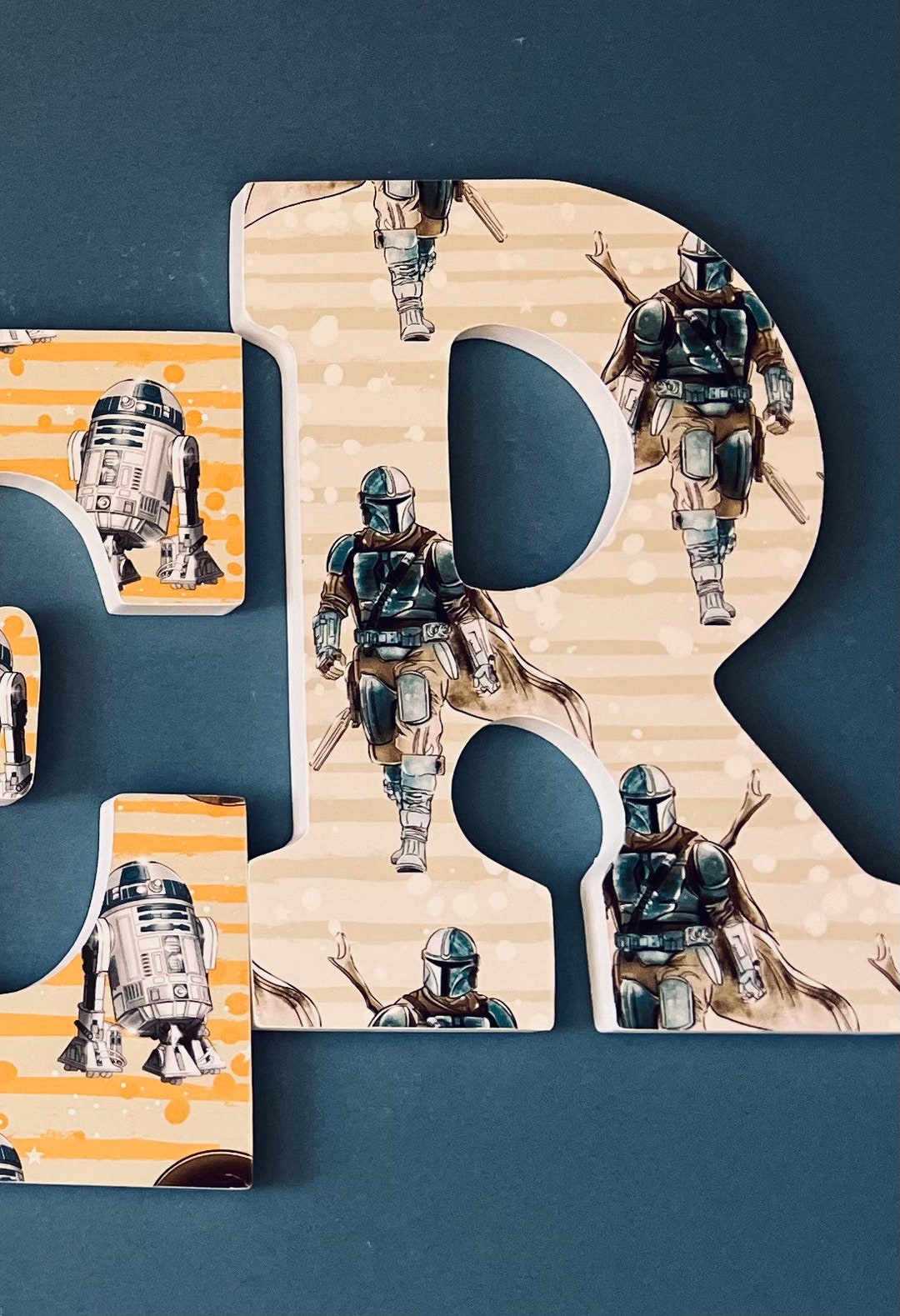 Jedi Wall Letters Star Wars Gift Jedi Nursery Grandson Gift Boys Gift ...