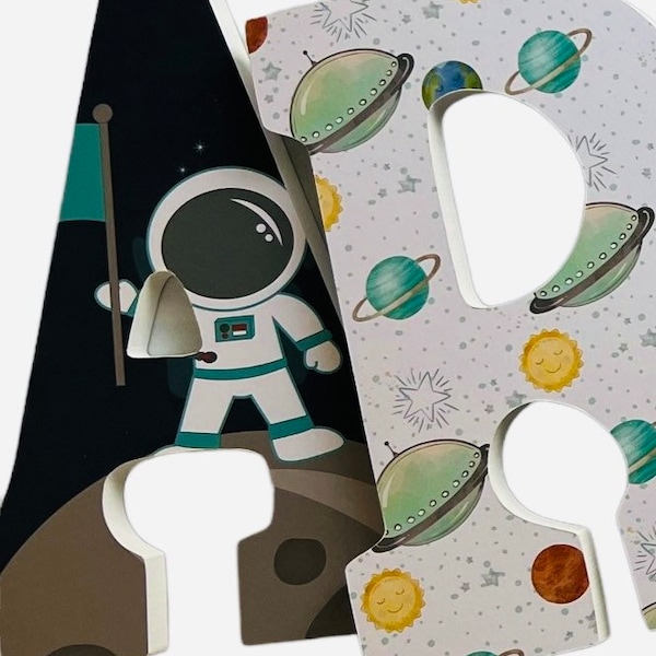 Star Themed Nursery Letters Etsy