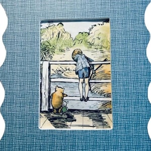 Winnie the Pooh nursery decor- Winnie the Pooh wall decor, Classic Winnie the Pooh picture,Winnie the Pooh baby shower decor -Baby gift