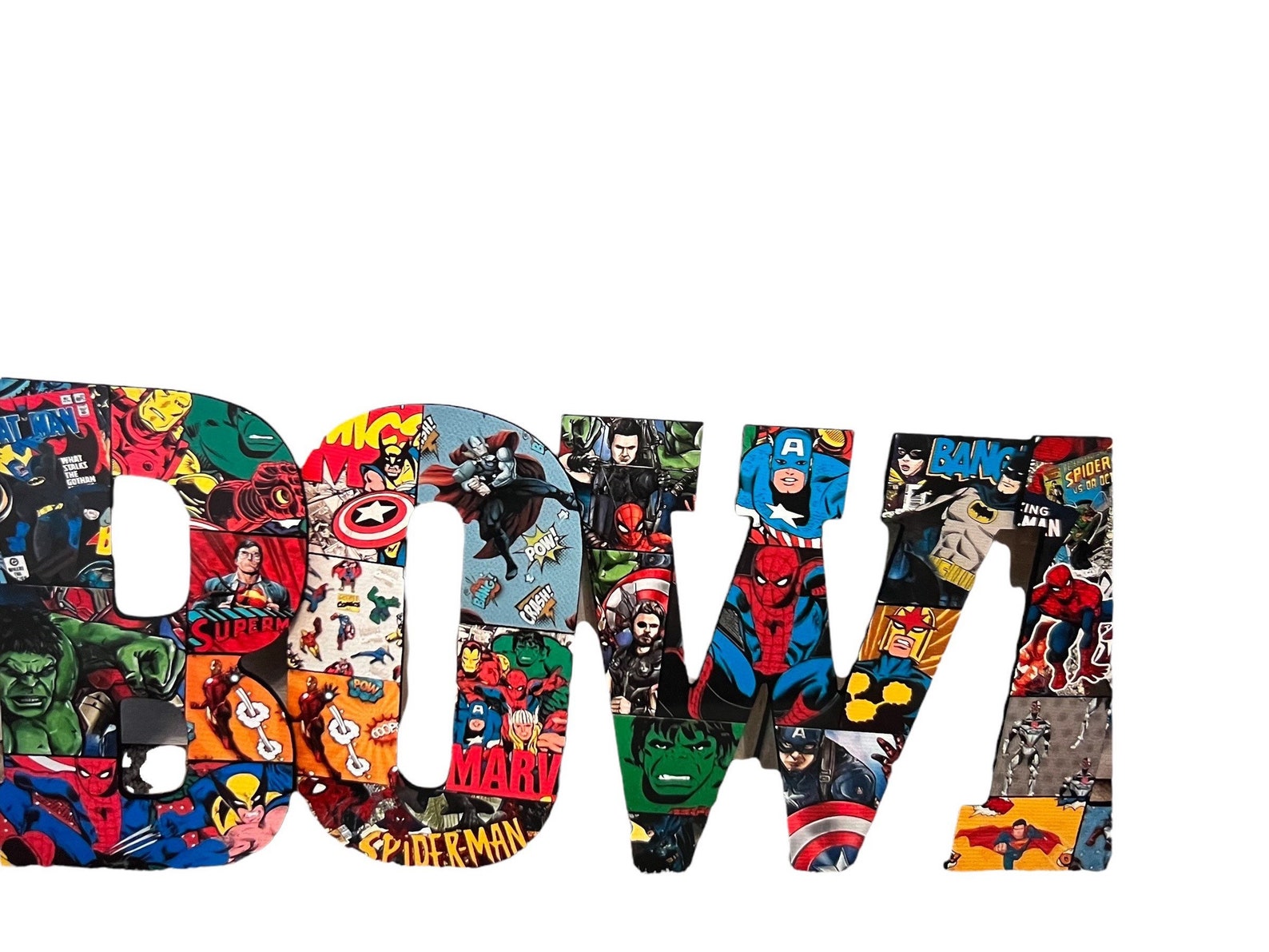 Superhero Wall Letters Nursery Letters Nursery Name Sign Etsy