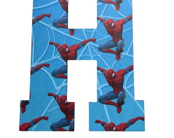 Spiderman Nursery letters - Super Hero letters - Spider-Man Decor- Wood letters -Boys Super Hero letters- Grandson gift- Name sign