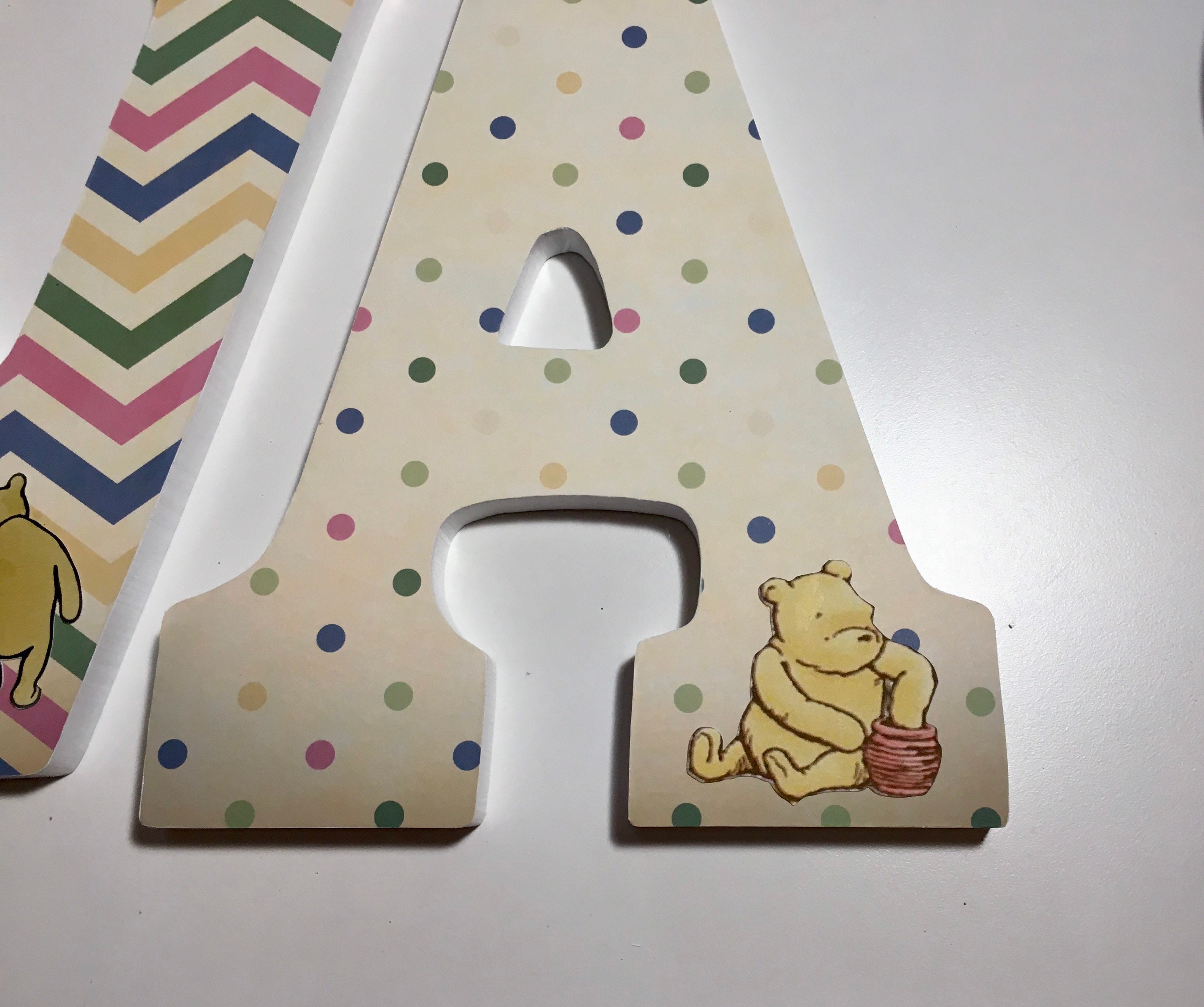 Winnie the Pooh nursery letters Pooh theme nursery Pooh Etsy