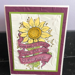 Create Your Own Sunshine Raspberry Blank Card