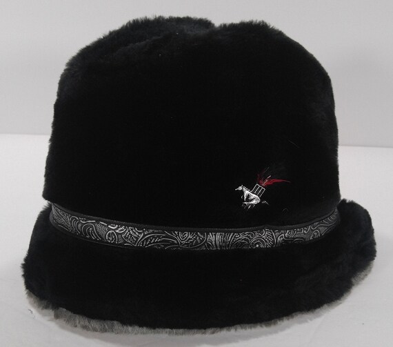 Vintage Costume Faux Mink Fur Bucket Hat