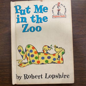 Vintage Put Me In The Zoo 1960 Dr. Seuss First Edition Hardcover Collectible