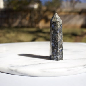 Rare Que Sera Crystal Tower - Llanite Crystal - Metaphysical Crystal Tower