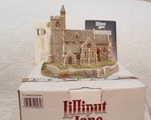 Lilliput Lane - St LAWRENCE CHURCH 1989 - Boxed Deed - Vintage Collector Ornament Collectible