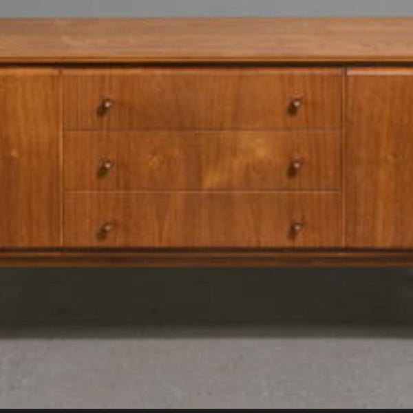 SOLD/DO NOT buy   Retro Vintage Sideboard / Cupboard Mid Century Credenza Teak Buffet