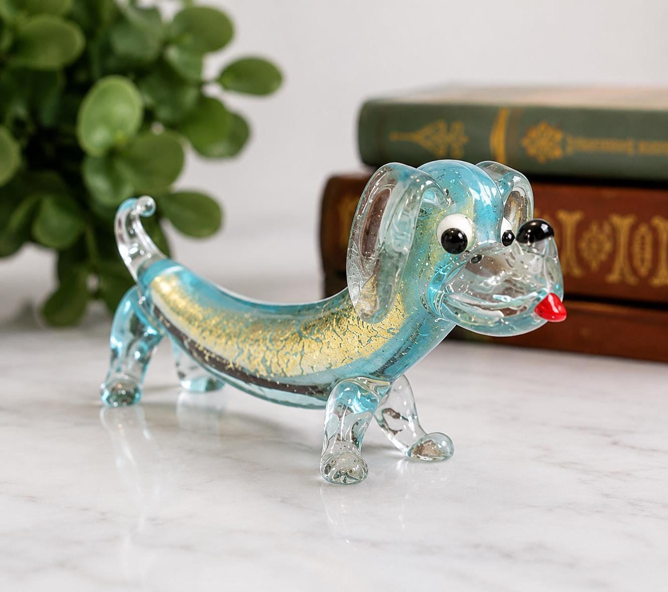Vintage Glass Dog Murano - Etsy