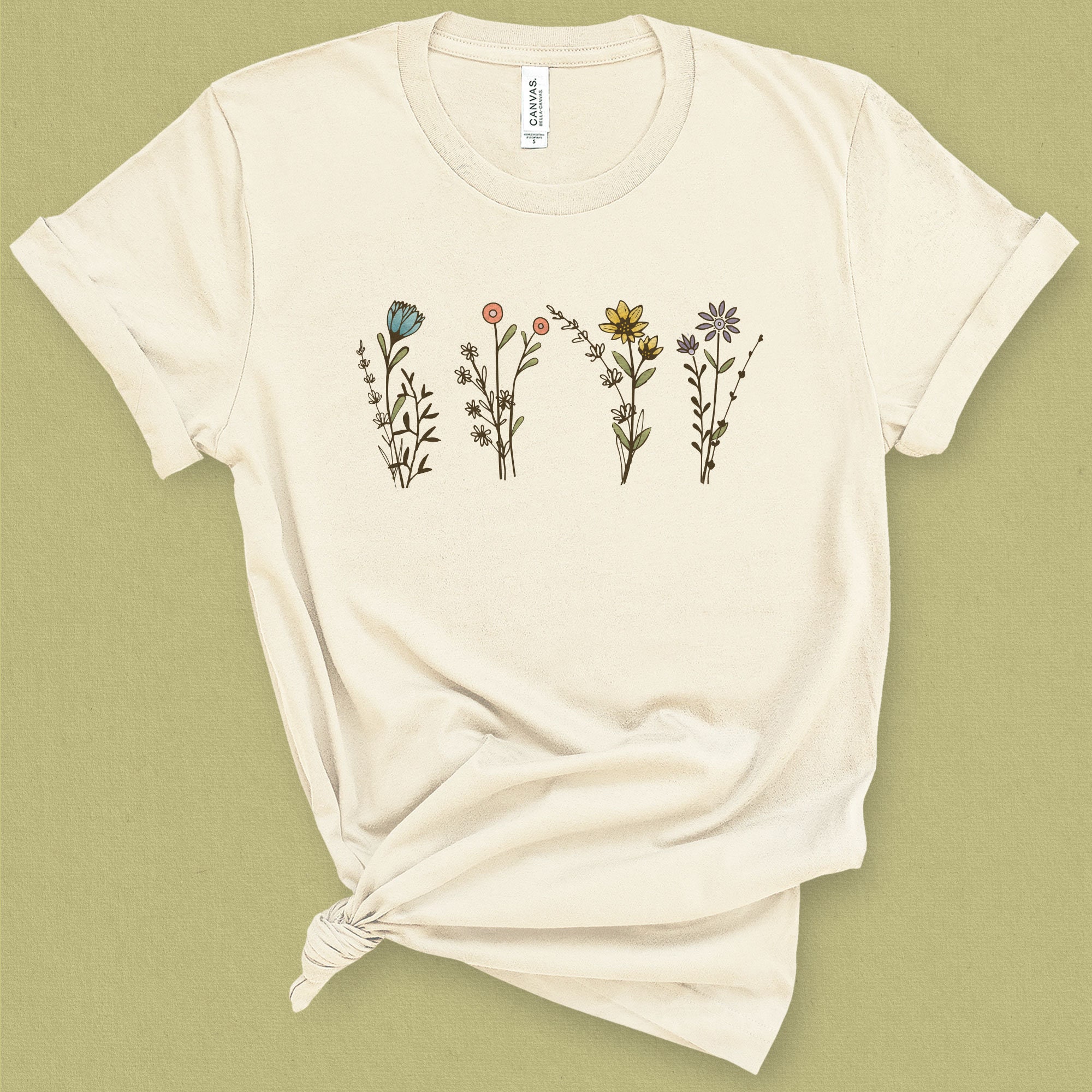 Wildflower Breeze Tee (T240010 Mineral Washed Sky Blue) main image 0