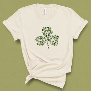 St Patrick&#39;s Day Shirt, Shamrock Graphic Tee, Lucky Irish T-shirt