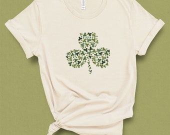 St Patrick's Day Shirt, Shamrock Graphic Tee, Lucky Irish T-shirt