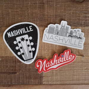 Nashville Tennessee Sticker Set