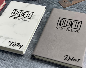 Journal pour entrepreneurs, Journal de voyage personnalisé, Carnet de papier, Journal d’écriture, Cadeau de fin d’études, Journal en cuir végétalien