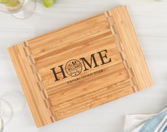 Personalized Cutting board, Housewarming Gift, Charcuterie Board, Wood Serving Board, Home Decor, Wedding Gift