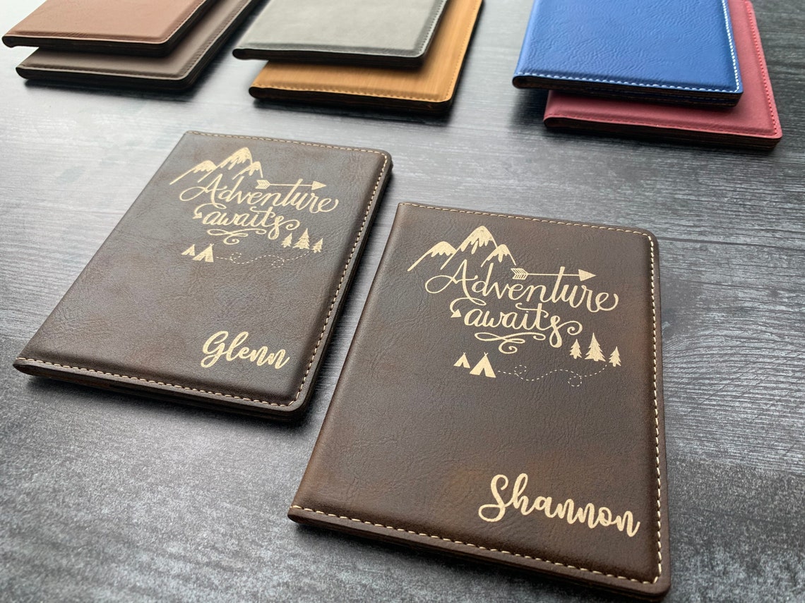 Custom Passport Cover Engraved Unisex Leather Passport Etsy