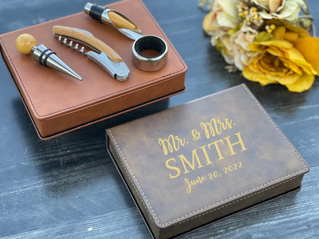 Personalized Wine Decanter Set, Wine Tool Set, Wine Opener, Wine