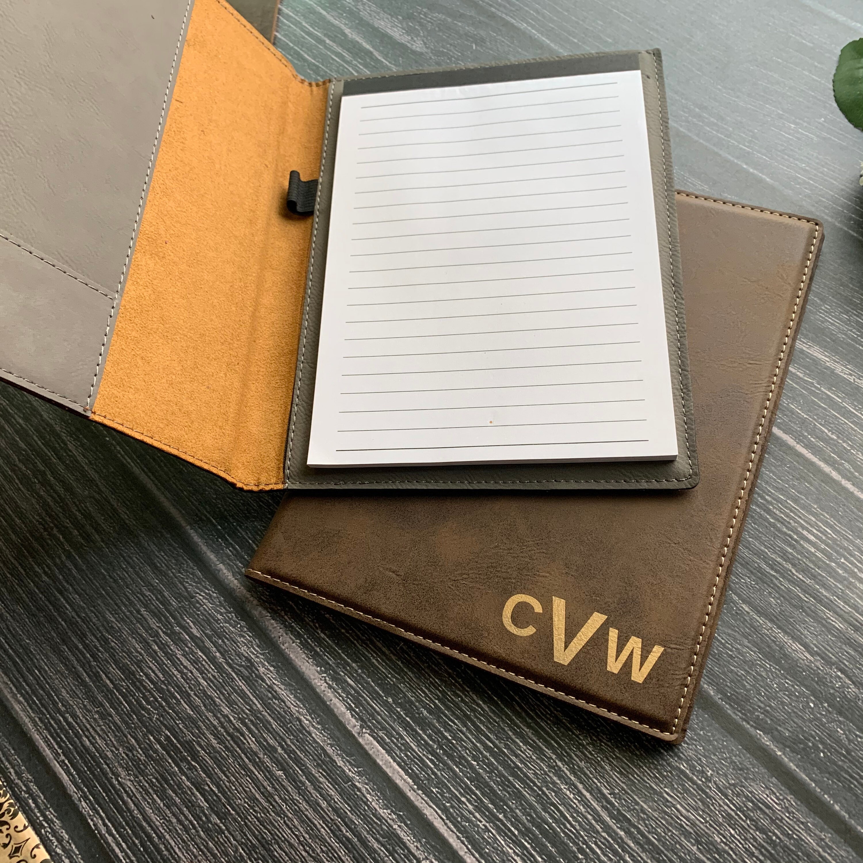 Personalized Padfolio Portfolio with Refillable Notepad Etsy