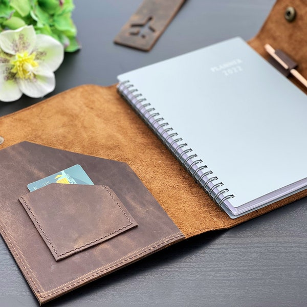 Leather Day Planner Etsy