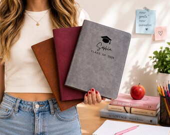 Personalized Graduation Gift for Her, Custom Padfolio, College Graduation Gift, Class of 2027 Gift, New Job Gift for Graduate