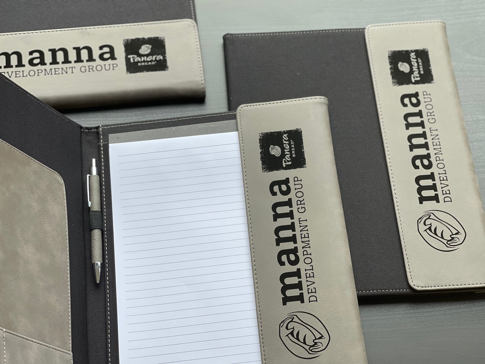 Personalized Notebook Portfolio With Refillable Notepad Etsy