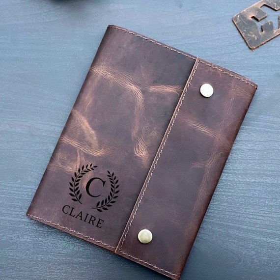 2023-2024 Planner, Leather Planner Cover + Free Planner, Refillable Leather Planner, Personalized Planner, Christmas Gift, Business Gift