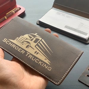 Checkbook Cover, Corporate Gifts, Check Book Cover, Best Selling Items, Firefighter Gift, Customizable Vegan Leather, Business Logo Engrave