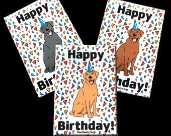 Labrador Retriever Magnet, Lab Dog Birthday Gift, Birthday Party Decoration, Kitchen & Office Decor , 2x3" High Quality Handmade Magnet