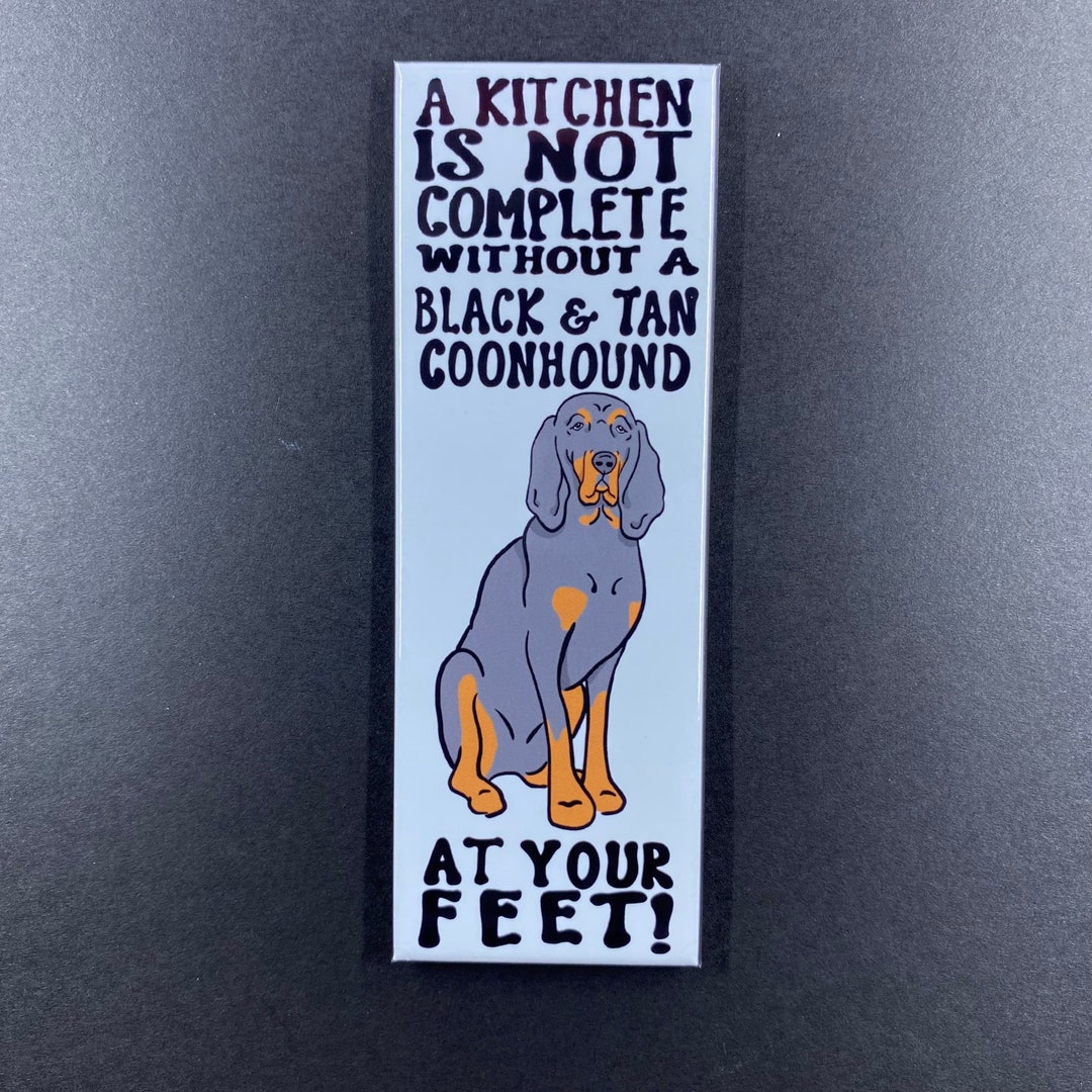 Black and Tan Coonhound Dish Towel