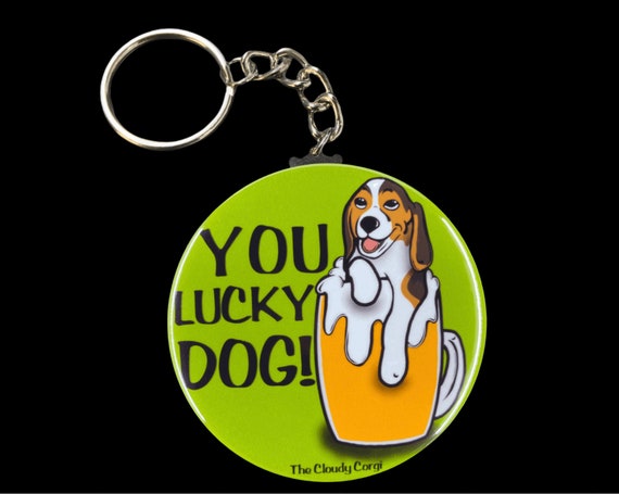 Beagle Beer Keychain You Lucky Dog Cartoon Pet Portrait Art - Etsy Ireland Beagle Beer Keychain You Lucky Dog Cartoon Pet Portrait Art - Etsy Ireland