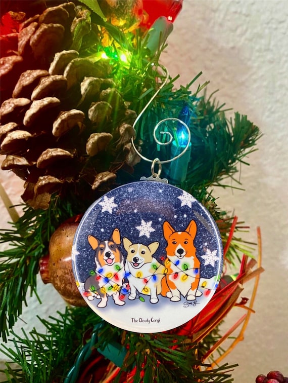 Corgi christmas tree topper Clearance