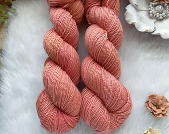 AUTUMN SUNSET SKY - Dyed to Order - Hand Dyed Yarn Skein