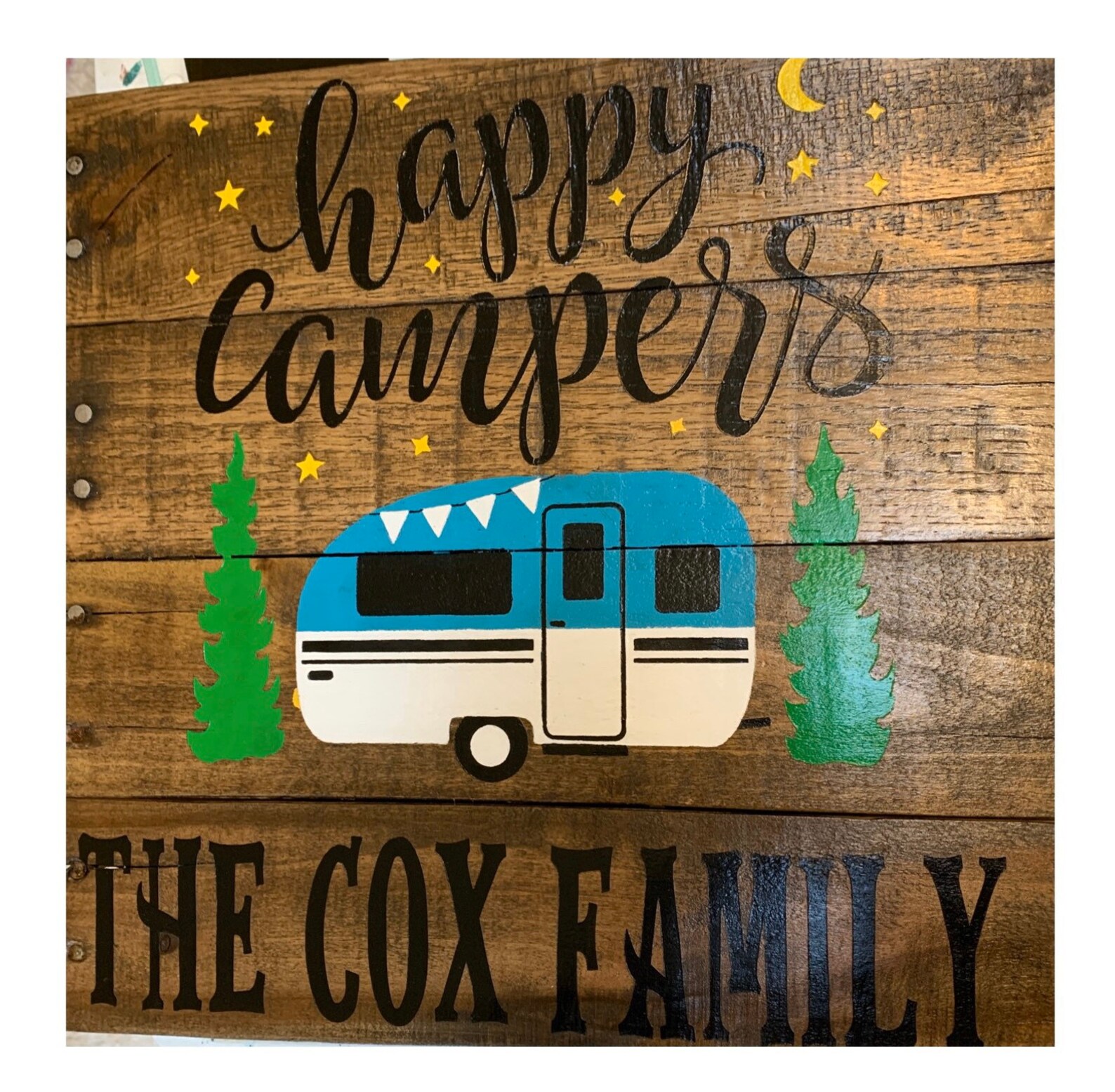 Happy Campers-personalized-custom-camping Wood Sign - Etsy