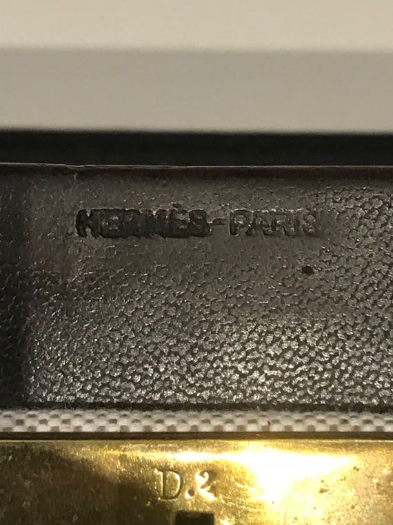 Vintage 1960's Hermes Wooden Suitcase With Certif… - image 8