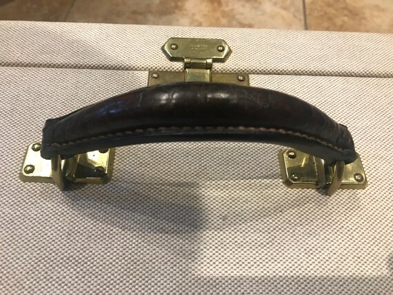 Vintage 1960's Hermes Wooden Suitcase With Certif… - image 5