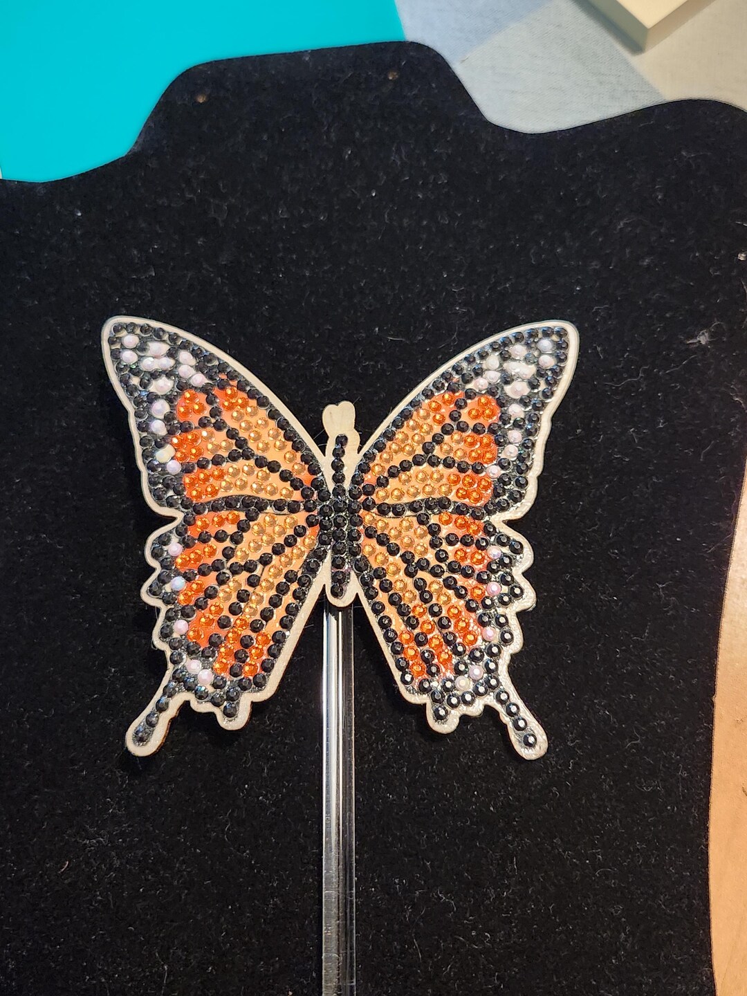 Orange Color Wooden Butterfly main image 0