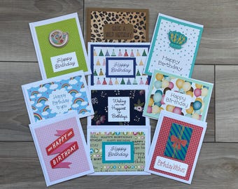 120 Happy Birthday Cards With Envelopes - 20 Unique Designs, 4x6 Inch Assortment