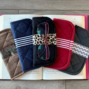Soft Eyeglasses Case, Lightweight Fabric
